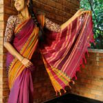 Rachitha Mahalakshmi Instagram - ❤️ MAHA ❤️ Saree love @digambara_collections 😍 : #supportwomenentrepreneurs🙋🏼💪🏻