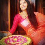 Rachitha Mahalakshmi Instagram - 😇😇😇😇😇 Saree love @rvnlsarees 😇😇 : Jewelry @sai_harshith_trendy_collection ❤️