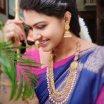 Rachitha Mahalakshmi Instagram - My heart 💓 even wen it doesn't feel better leads me where it's right 🙌🙌🙌🙌 😇😇😇😇😇😇😇 Jewelry @adhithya_ladies_fashion 🥰🥰🥰 Saree love @glamtique.in 😍😍😍😍
