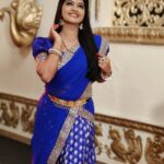 Rachitha Mahalakshmi Instagram - I do believe in luck..... and also I find the harder I work, the more I have of it..... 💪😇😇😇 Let's work hard to get more of it.... 😇😇😇😇😇😇 Few more Clicks from d sets of #Ranganayaka movie..... 😇😇😇😇 : Lovely outfit designed by @anjaliraj6869 ❤️❤️❤️❤️