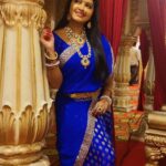 Rachitha Mahalakshmi Instagram - I do believe in luck..... and also I find the harder I work, the more I have of it..... 💪😇😇😇 Let's work hard to get more of it.... 😇😇😇😇😇😇 Few more Clicks from d sets of #Ranganayaka movie..... 😇😇😇😇 : Lovely outfit designed by @anjaliraj6869 ❤️❤️❤️❤️