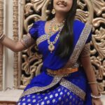 Rachitha Mahalakshmi Instagram - I do believe in luck..... and also I find the harder I work, the more I have of it..... 💪😇😇😇 Let's work hard to get more of it.... 😇😇😇😇😇😇 Few more Clicks from d sets of #Ranganayaka movie..... 😇😇😇😇 : Lovely outfit designed by @anjaliraj6869 ❤️❤️❤️❤️