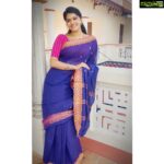 Rachitha Mahalakshmi Instagram - *Push urself because no one else is going to do it for u * 😇😇😇😇😇 Saree love @useeshopapp 🥰🥰🥰🥰🥰 Customised blouse @rasidhadesigner 😇😇😇😇 #supportwomenentrepreneurs🙋🏼💪🏻