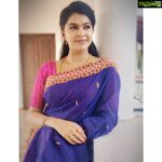 Rachitha Mahalakshmi Instagram – *Push urself because no one else is going to do it for u * 😇😇😇😇😇
Saree love @useeshopapp 🥰🥰🥰🥰🥰
Customised blouse @rasidhadesigner 😇😇😇😇
#supportwomenentrepreneurs🙋🏼💪🏻