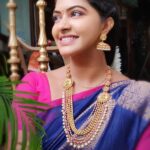 Rachitha Mahalakshmi Instagram - My heart 💓 even wen it doesn't feel better leads me where it's right 🙌🙌🙌🙌 😇😇😇😇😇😇😇 Jewelry @adhithya_ladies_fashion 🥰🥰🥰 Saree love @glamtique.in 😍😍😍😍