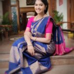 Rachitha Mahalakshmi Instagram - My heart 💓 even wen it doesn't feel better leads me where it's right 🙌🙌🙌🙌 😇😇😇😇😇😇😇 Jewelry @adhithya_ladies_fashion 🥰🥰🥰 Saree love @glamtique.in 😍😍😍😍