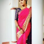 Rachitha Mahalakshmi Instagram - Upcoming .... 😵 Well hope u guys can guess d scene 🤷🏻‍♀️ At NINI 2.O 🥵😨😥😩😞😟🥺😓😖🙄😵😬 Saree love @glamtique.in 🥰 #supportwomenentrepreneurs🙋🏼💪🏻