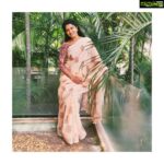 Rachitha Mahalakshmi Instagram - Lovely mornings.... 😇😇😇😇😇😇 Saree love @niramonlineclothing 🥰🥰🥰🥰 #supportwomenentrepreneurs🙋🏼💪🏻 #supportsmallbusiness #supporttelevisionindustry