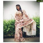 Rachitha Mahalakshmi Instagram – Breezy mornings 🥰🥰🥰🥰🥰🥰🥰 🍃🍃
Just in love with this saree…. 🥰
Saree love @visrahcreations 👈😍😍😍
#supportwomenentrepreneurs🙋🏼💪🏻 
#supportsmallbusiness 
#Sareelove