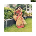 Rachitha Mahalakshmi Instagram - Lovely mornings 🥰🥰🥰🥰 Saree love @cottonworld2020 😇😇😇😇 #supportwomenentrepreneurs🙋🏼💪🏻 #supportsmallbusiness