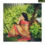 Rachitha Mahalakshmi Instagram - Lovely mornings 🥰🥰🥰🥰 Saree love @cottonworld2020 😇😇😇😇 #supportwomenentrepreneurs🙋🏼💪🏻 #supportsmallbusiness
