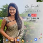 Rachitha Mahalakshmi Instagram - Join me in Facebook live at 6pm today...... 🙏🙏🙏🙏🙏