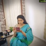 Rachitha Mahalakshmi Instagram - Simple yet classy 😇😇😇😇 Being SHAKUNTLA 😇 HOMELY me in lovely lenin sarees 🥰 Saree love @aksh_ara_boutique 🥰🥰🥰🥰🥰 Jewelry @pinksyearrings 🥰🥰🥰 💄@falishasiddhu 🥰 Customised blouse @sdduniqueboutique97 #supportwomenentrepreneurs🙋🏼💪🏻 #supportsmallbusiness #supporttelivisionartists #savetelevisionindustry 🙌🙌🙌🙌🙌