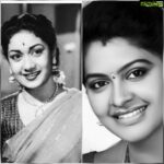 Rachitha Mahalakshmi Instagram – #vintageinspired 
I just always love this look… No idea y…. Just love it…. 🥰🥰🥰🥰🥰
Wasn’t born at that time🙃 y not get inspired by my al time inspiration #savithrigaru 😇🙌🙌🙌🙌