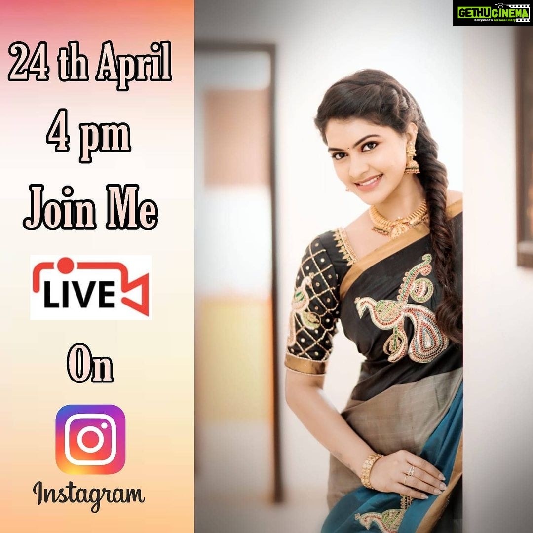 Rachitha Mahalakshmi Instagram - Well finally live it is ππΌππΌππΌππΌππΌππΌ Good thing is this time fans who r willing to join me in live can request and i can share my live with u..... ππππ ππΌππΌππΌππΌππΌ So makkalae get ready πΏππππ
π ππ on 24th 4.pm π Lucky ones can join me in live.... π₯°π₯°π₯°π₯° Who every is really willing to join d live, all u need to do is just request to join in live so that i can allow you.... πππππ So let me meet u all in live bye Darlings...π€π₯°π€