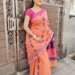 Rachitha Mahalakshmi Instagram - #nachiyarpuram #nachiyarpuramonzeetamil Saree love @pon_yalini_fashion ❤️❤️❤️❤️❤️ Customised blouse @kripala_blouses 😇😇😇😇 #supportwomenentrepreneurs🙋🏼💪🏻 🤗❤️🤗❤️🤗❤️🤗