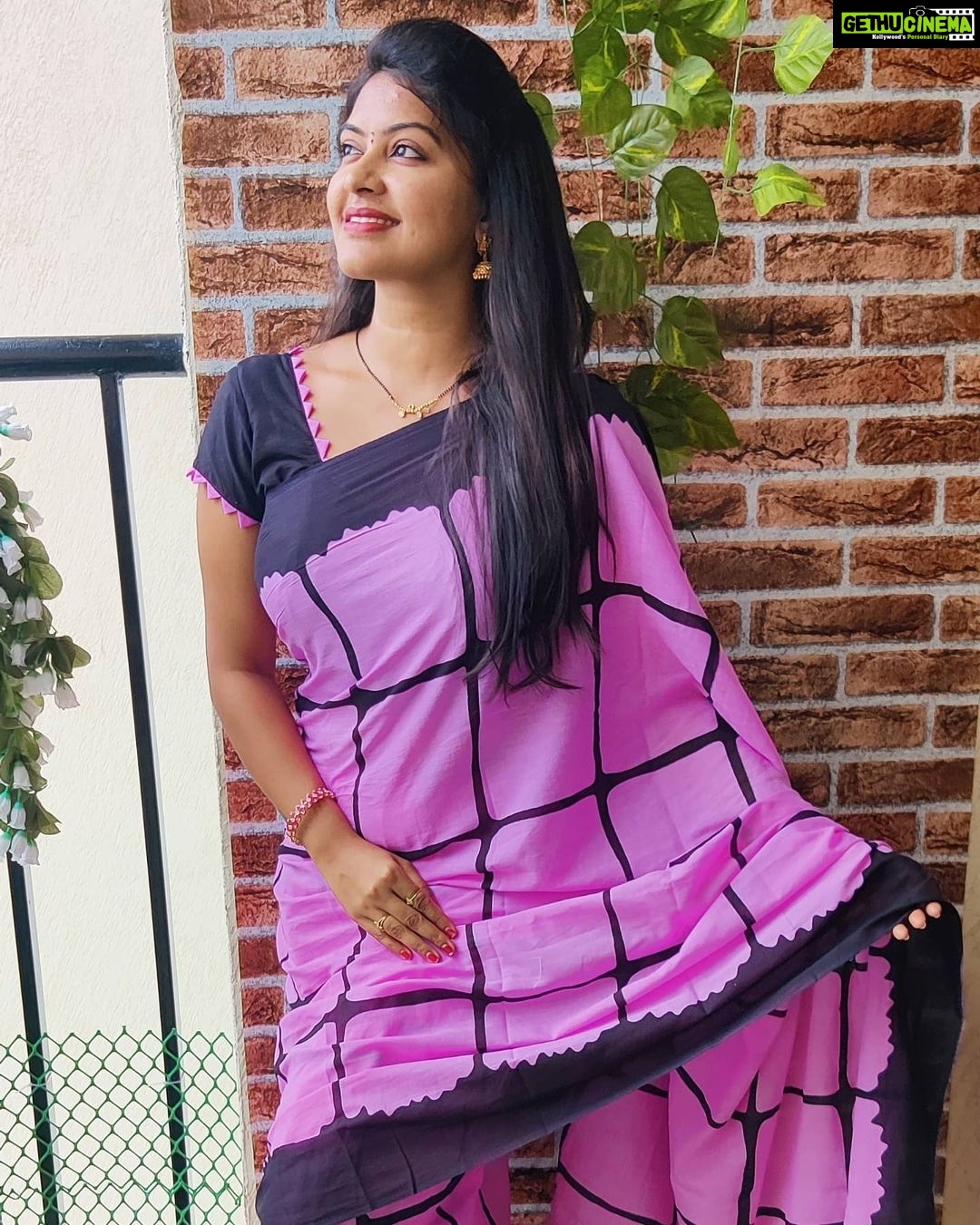 Rachitha Mahalakshmi Instagram - ๐๐๐๐๐๐๐ Lovely saree @branding_with_shakthi : https://www.instagram.com/branding_with_shakthi/ : https://www.facebook.com/brandingwithshakthi/ : #supportwomenentrepreneurs๐๐ผ๐ช๐ป
