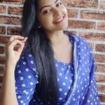 Rachitha Mahalakshmi Instagram - Tired yes.... but I do have goals...... 💪💪💪soooo just keep going..... 😇 Happy mornings 🌞 😇😇😇😇 : Lovely outfit @srisaicollections9 👈 💙💙💙 : #supportwomenentrepreneurs🙋🏼💪🏻