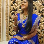 Rachitha Mahalakshmi Instagram - I do believe in luck..... and also I find the harder I work, the more I have of it..... 💪😇😇😇 Let's work hard to get more of it.... 😇😇😇😇😇😇 Few more Clicks from d sets of #Ranganayaka movie..... 😇😇😇😇 : Lovely outfit designed by @anjaliraj6869 ❤️❤️❤️❤️