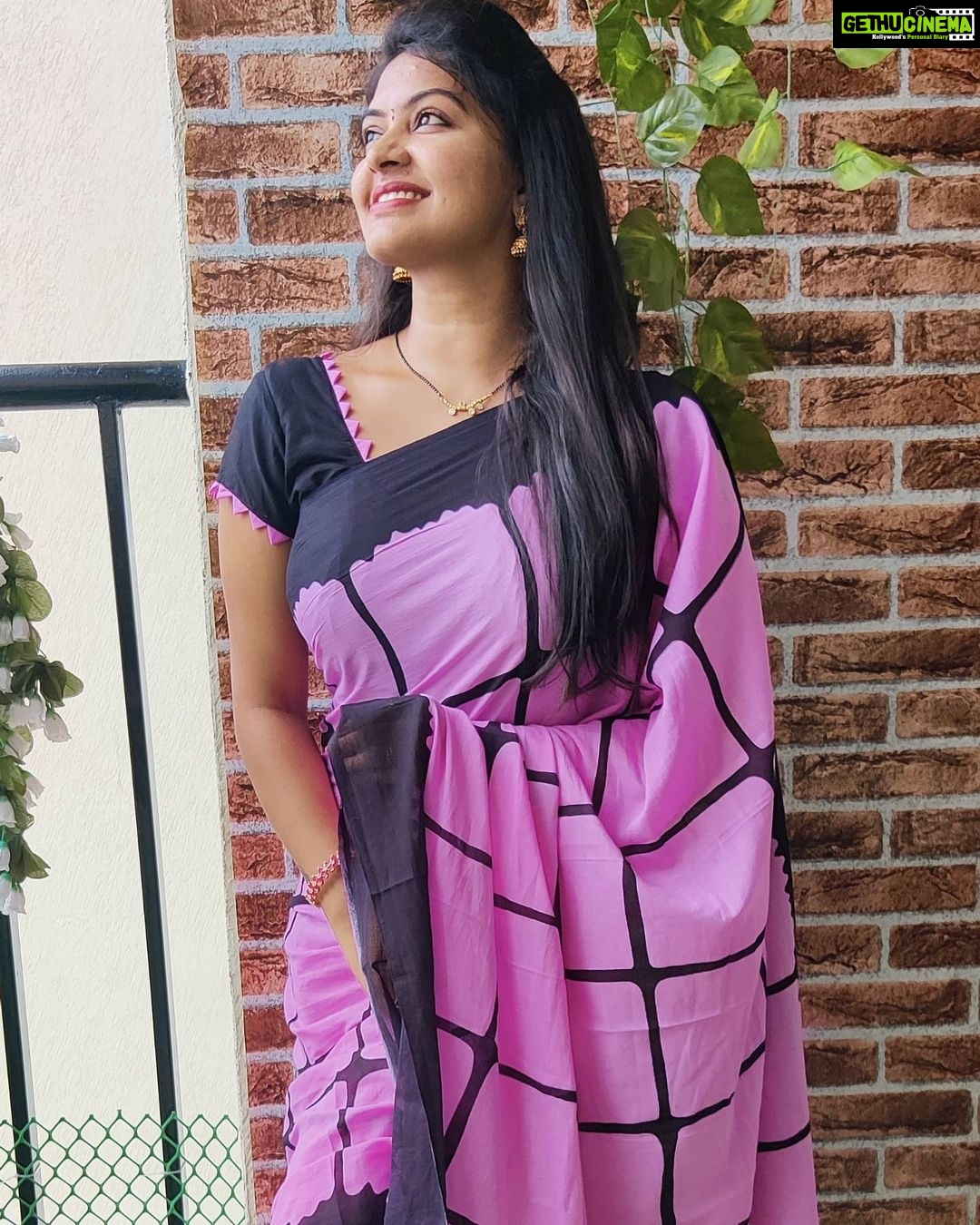 Rachitha Mahalakshmi Instagram - ๐๐๐๐๐๐๐ Lovely saree @branding_with_shakthi : https://www.instagram.com/branding_with_shakthi/ : https://www.facebook.com/brandingwithshakthi/ : #supportwomenentrepreneurs๐๐ผ๐ช๐ป