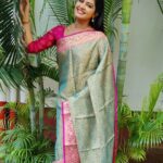 Rachitha Mahalakshmi Instagram - 🌟The art of being happy lies in d power of extracting happiness in every little things... 🌟😇😇😇😇😇 : #sareelove @branding_with_shakthi : https://www.instagram.com/branding_with_shakthi/ : https://www.facebook.com/brandingwithshakthi/