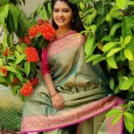 Rachitha Mahalakshmi Instagram - 🌟The art of being happy lies in d power of extracting happiness in every little things... 🌟😇😇😇😇😇 : #sareelove @branding_with_shakthi : https://www.instagram.com/branding_with_shakthi/ : https://www.facebook.com/brandingwithshakthi/