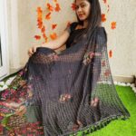 Rachitha Mahalakshmi Instagram - 🌟 judge me wen u r perfect 🌟 : Everything has beauty....... but Black is more beautiful.... 🖤🖤🖤🖤🖤😇😇😇😇 : #sareelove @fameblueboutique : #supportwomenentrepreneurs🙋🏼💪🏻