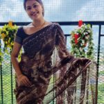 Rachitha Mahalakshmi Instagram – Starting d day with a smile ☺️
:
#sareelove @lfab_creations 🥰🥰🥰
:
#supportwomenentrepreneurs🙋🏼💪🏻