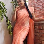 Rachitha Mahalakshmi Instagram - 🌟Never change to be accepted by others..... Stay d way u r.... 🌟 : #sareelove @shanjana_trends : #supportwomenentrepreneurs🙋🏼💪🏻
