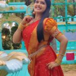 Rachitha Mahalakshmi Instagram - ವರಮಹಾಲಕ್ಷ್ಮಿ ಹಬ್ಬದ ಹಾರ್ಧಿಕ ಶುಭಾಶಯಗಳು .... 🥰🥰🥰🥰🥰🥰🙏🙏🙏🙏🙏🙏 : Some clicks from our Ranganayaka movie song shoot 🎥📸🎬🎭 🥰🥰🥰🥰🥰 : Loving d way it's been picturing..... "1970's " pattern.... That ethnic style, that retro feel, Evocative look..... just d way I love 🥰🥰🥰🥰 : Let all ur blessings be with our team 🥰🙏🙏🙏🙏🙏🙏🙏🙏🙏🙏🙏 @directorguruprasad @imran_sardhariya @anjaliraj6869 actor_jaggesh 🙏👍👍👍👍👍
