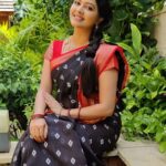 Rachitha Mahalakshmi Instagram – 😇😇😇😇😇😇 ❤️🖤❤️🖤❤️🖤
#Sareelove  @dearunique_1 🥰🥰🥰
:
#supportwomenentrepreneurs🙋🏼💪🏻