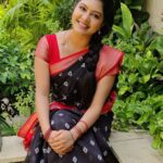 Rachitha Mahalakshmi Instagram - 😇😇😇😇😇😇 ❤️🖤❤️🖤❤️🖤 #Sareelove @dearunique_1 🥰🥰🥰 : #supportwomenentrepreneurs🙋🏼💪🏻