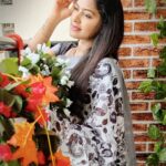 Rachitha Mahalakshmi Instagram - Happy morning 🌷 : #sareelove @annie_boutique55 ❤️ : #supportwomenentrepreneurs🙋🏼💪🏻