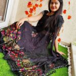 Rachitha Mahalakshmi Instagram - 🌟 judge me wen u r perfect 🌟 : Everything has beauty....... but Black is more beautiful.... 🖤🖤🖤🖤🖤😇😇😇😇 : #sareelove @fameblueboutique : #supportwomenentrepreneurs🙋🏼💪🏻