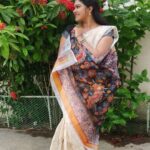 Rachitha Mahalakshmi Instagram – 🌟 learning to be calm whe you’re disrespected is a super power 🌟
#sareelove @fameblueboutique 
:
#supportwomenentrepreneurs🙋🏼💪🏻