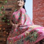 Rachitha Mahalakshmi Instagram - 🌟Talent will only bring you to d door... were as hardwork will take you to d peak..... 🌟 : #sareelove @fameblueboutique ❤️ : #supportwomenentrepreneurs🙋🏼💪🏻