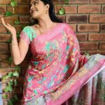 Rachitha Mahalakshmi Instagram - 🌟Talent will only bring you to d door... were as hardwork will take you to d peak..... 🌟 : #sareelove @fameblueboutique ❤️ : #supportwomenentrepreneurs🙋🏼💪🏻