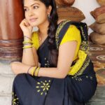 Rachitha Mahalakshmi Instagram - 🌟wrong is wrong even if everyone is doing it... nd right is right even if no one is doing it🌟 Happy mornings.... 😇😇😇😇 : In nini today : Saree love @dearunique_1 : #supportwomenentrepreneurs🙋🏼💪🏻