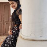 Rachitha Mahalakshmi Instagram – There r so many beautiful reasons to be happy just pick one…. 
Happy evenings…. 😇😇😇
Upcoming NINI 😇
:
#sareelove 🖤🖤🖤🖤 @_draperr_ 👈👈👈
:
#supportwomenentrepreneurs🙋🏼💪🏻