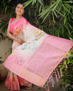 Rachitha Mahalakshmi Instagram - Simple yet Elegant MAHA 😇😇😇 : #SAREELOVE @fameblueboutique : #supportwomenentrepreneurs🙋🏼💪🏻