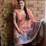 Rachitha Mahalakshmi Instagram - 🌟 Turn your wounds into wisdom 🌟 : Maha mornings 😇😇😇😇😇😇 : #sareelove @fameblueboutique ❤️❤️❤️❤️ : #supportwomenentrepreneurs🙋🏼💪🏻