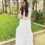 Ragini Dwivedi Instagram - COLOUR WHITE : day 5 Navratri Represents purity peace and meditation Also my all time favourite colour ❤️ #raginidwivedi #durgapuja #navratri #navratrispecial #whitedress #positivenewsdaily #coloursofindia #lovenlight #festivewear #festivevibes #festivalsofindia #potd #instagram #sundayvibes #powerofpositivity #powerofprayer #smile #energyhealing Bangalore, India