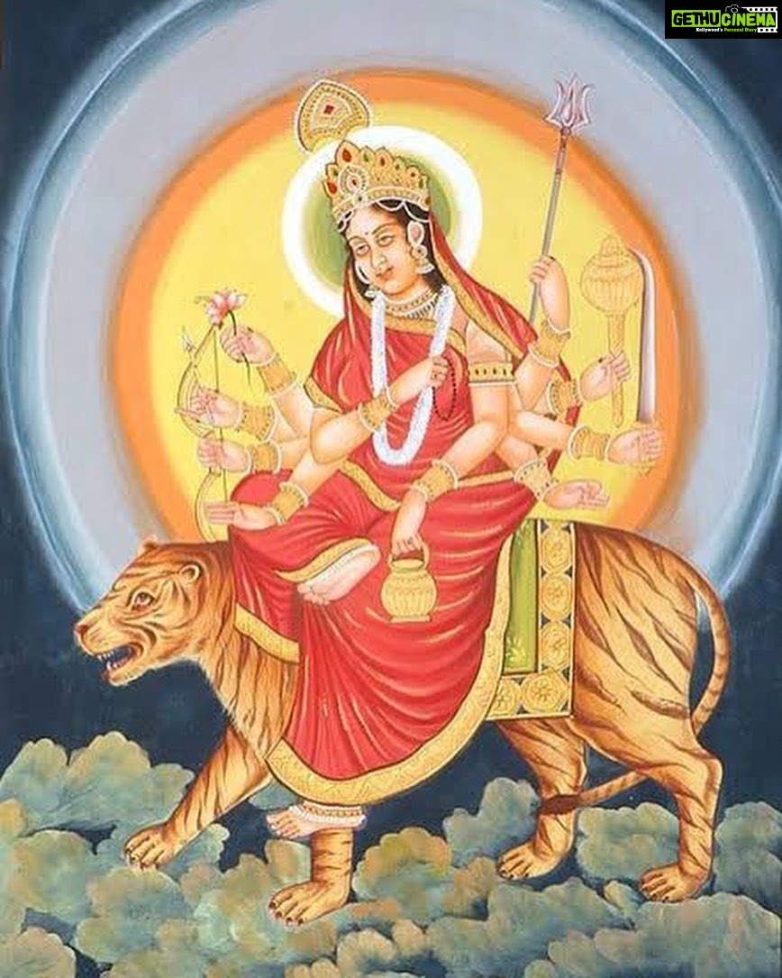 Ragini Dwivedi Instagram - CHANDRAGHATA And KUSHMANDA Today we celebrate the 3 and 4 the day of Navratri together in one day β€οΈ CHANDRAGHATA MAA : justifies dharma and justice in the world . Goddess who has an ocean of knowledge and spreads power bravery and courage .know for making the world a better place by Providing discipline and justice also gives us strength to fight demons within ourselves ππΎππΎππΎ KUSHMANDA MAA : the one who created the universe with her smile π . Blessed with a good vision and freedom from mental afflictions combined with a good social image .believed to improve health and bestow wealth and strength May you all be blessed π #jaimatadi #navratri #durgapuja #prayer #love #faith #strength #courage #light #money #positivevibes #raginidwivedi #trending #trend #festivewear #festivevibes #festivalseason #maadurga #strengthenyourmind Bangalore, India