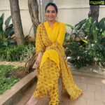 Ragini Dwivedi Instagram - YELLOW : the colour of the sun 🌞 Gives a message of confidence joy growth and having the strength to take the next steps on your journey ❤️ #durgapuja #navratri2021 #significanceofcolours #yellow #raginidwivedi #actor #philanthropist #influencer #trending #positivevibes #smile #colorful #instagram #instagood #instadaily #sandalwood #south #festivewear #festivalsofindia Bangalore, India