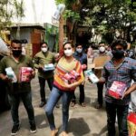 Ragini Dwivedi Instagram - GENEXT CHARITABLE TRUST Actor Sam received some sanitary pads and huggies pampers as sponsors and extremely proud to have distributed it in the slums we are tried up with today ❤️ #pride #sanitarynapkins #pampersbaby #higene #bengaluru #karnataka #safetyfirst #positivevibes #love #hardworkpaysoffs #staystrong #staypositive #tuesdayvibes