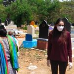 Ragini Dwivedi Instagram - CREMATORIUM staff and grave diggers ration and wellness We today did kits for the above what was surprising to see was these superwomen who actually work here for years specially if u see a really old lady in most of the clicks has spend more than 4 generations in the place and knows nothing of the outside world ... touched by her story I had a long chat with her and her daughter who works there no but never touched a book but works the same place when asked she said in our family no one has .. we all work in this grave yard ... We did not visit the COVID side of the cremating area due to high infection risk but is about 500 Mtrs from where we were . Also looking at the ambulances outside didn’t have the strength still yet to built that ... but our trust promised to help them in their loved ones last rights #cantgetenough #brokenheart #thankyougod #valuepeople #genexttrust #wecare #standbyme #raginidwivedi #lovenlight #removethepain love Cox Town, Bangalore