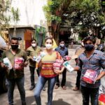 Ragini Dwivedi Instagram - GENEXT CHARITABLE TRUST Actor Sam received some sanitary pads and huggies pampers as sponsors and extremely proud to have distributed it in the slums we are tried up with today ❤️ #pride #sanitarynapkins #pampersbaby #higene #bengaluru #karnataka #safetyfirst #positivevibes #love #hardworkpaysoffs #staystrong #staypositive #tuesdayvibes