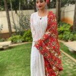 Ragini Dwivedi Instagram - UGADI SPECIAL INTERVIEW Outfit @rohini64 Accessories @rohini64 Hair @schwarzkopfin @rohini64 Makeup @lovecolorbar For @powertvnews #raginidwivedi #lovenlight #poser #festivevibes #indianwear #actorslife #ugadifestival #whiteandred #pictureoftheday #instagram #instagood #instalike #instadaily #instamood #actor #socialwork #influencerstyle #pictureoftheday #portraitphotography Home Sweet Home