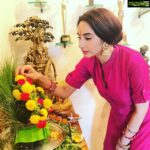 Ragini Dwivedi Instagram - GANESHA HABBA ❤️ Our friend here who we celebrate today with and for has promised to take care of you all but all u need to do is keep faith and work hard never loose hope #ganeshchaturthi #ganeshahabba #love #pride #protection #faith #hope #light Home Sweet Home