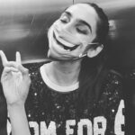 Ragini Dwivedi Instagram - Here comes another one 😂😂😂😂🙇🏼‍♀️ like I always say keep smiling and wear ur mask so this is two in one 😝😎🥰🎉 #maskon #innovation #positivevibes #loveyou #keepmovingforward #thanks #poser #blacknwhitephotography Bangalore, India
